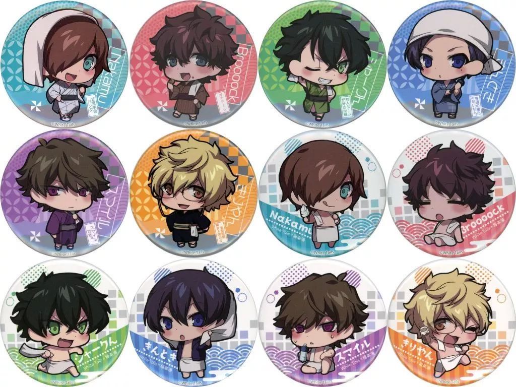 ワイテルズ きんとき ＆ スマイル 缶バッジ セット White Tails