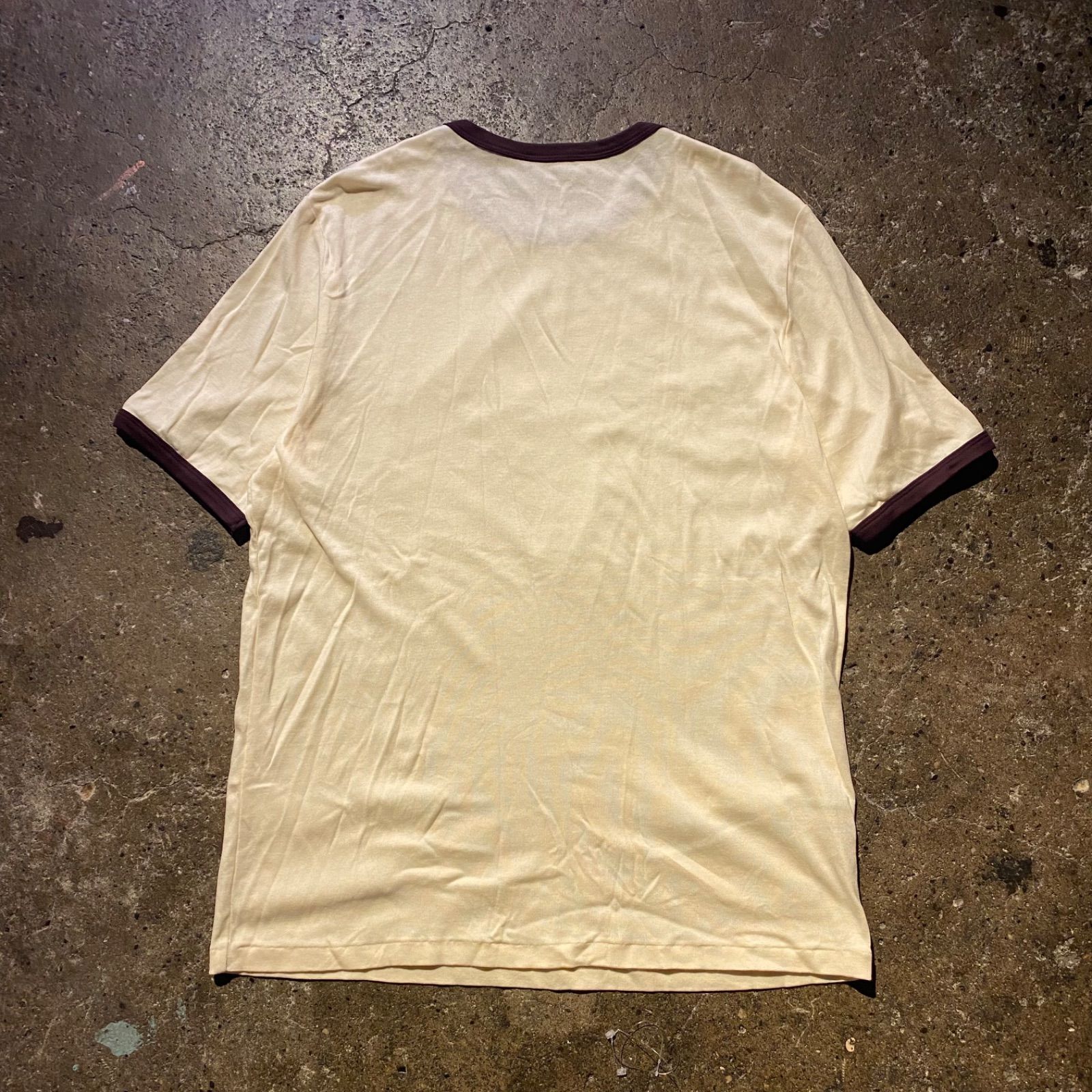 BISOWN (ビソウン) / TRIM TEE WHITE x BROWN BISOWN (ビソウン) / TRIM TEE WHITE x BROWN BISOWN (ビソウン
