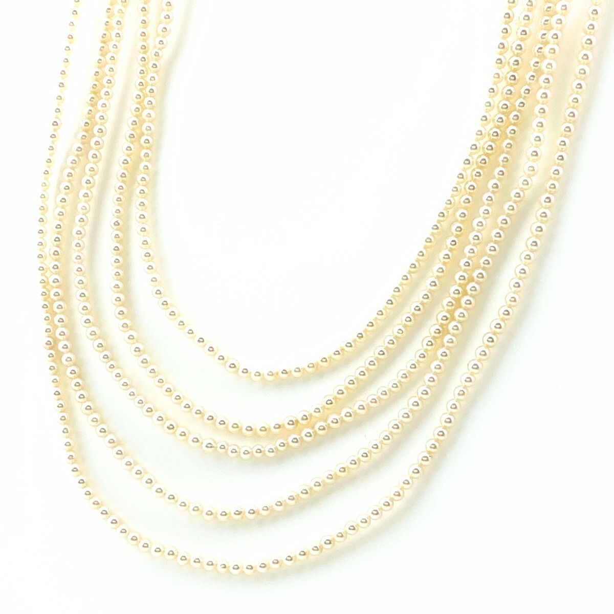 ミキモト MIKIMOTO パール デザインネックレス WG ホワイトゴールド ペンダント 真珠 ネックレス K14 WG パール レディース