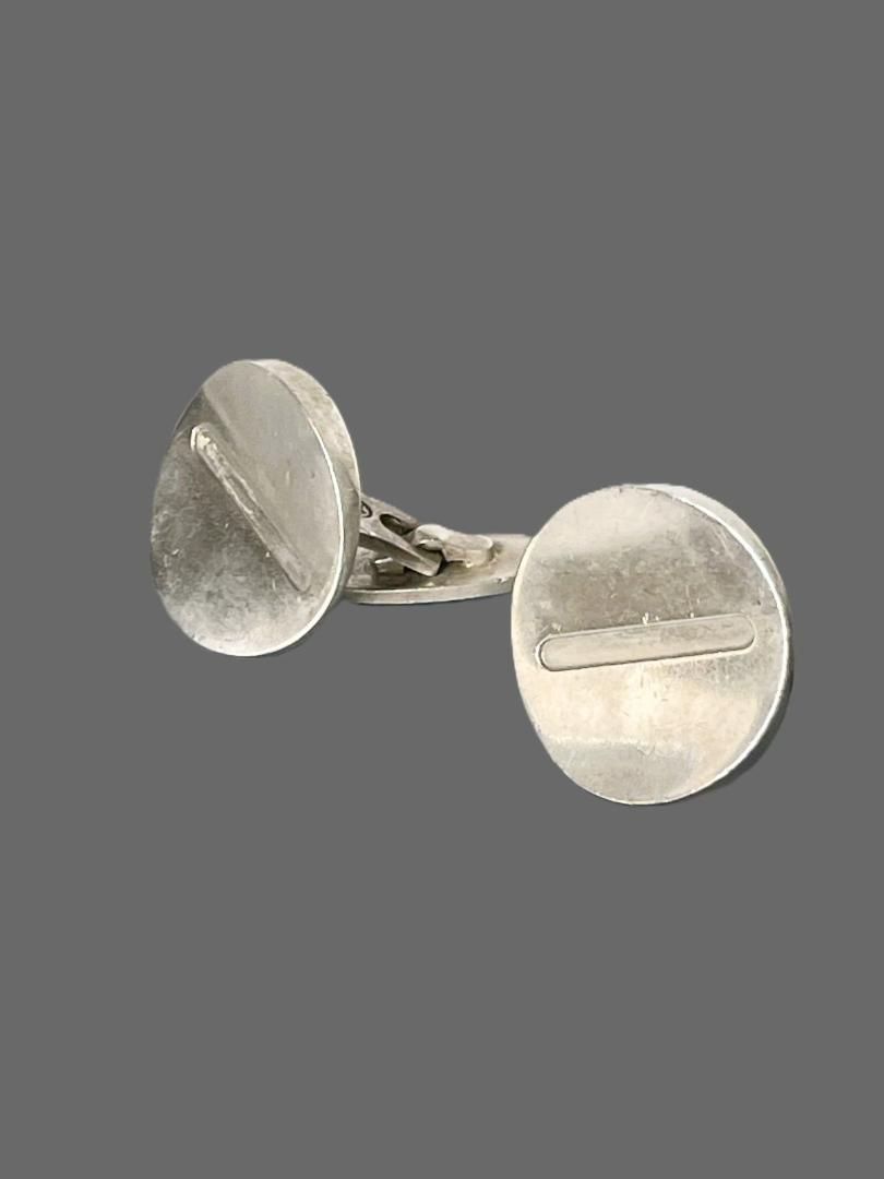 ジョージジェンセン カフス カフリンクス 105 サークルウェーブ SV 925