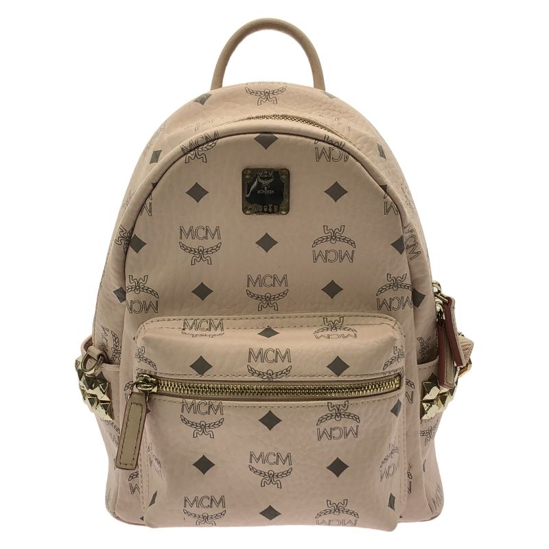 Mcm リュックパウダーピンク MCMリュック Sサイズ パウダーピンク mcm