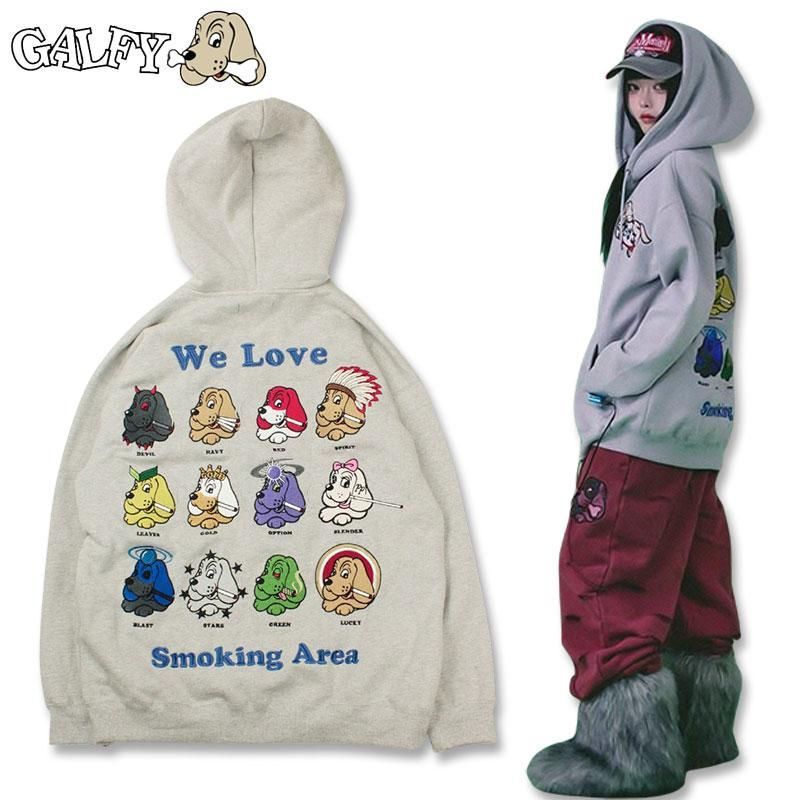 ガルフィーパーカー ガルフィー GALFY ヤニラバーズパーカー 144028 #10 O.WHITE #20