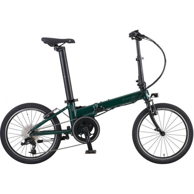 DAHON ダホン UNIO ユニオ Deep green 20インチ 9段変速 折りたたみ自転車 E-バイク 電動アシスト