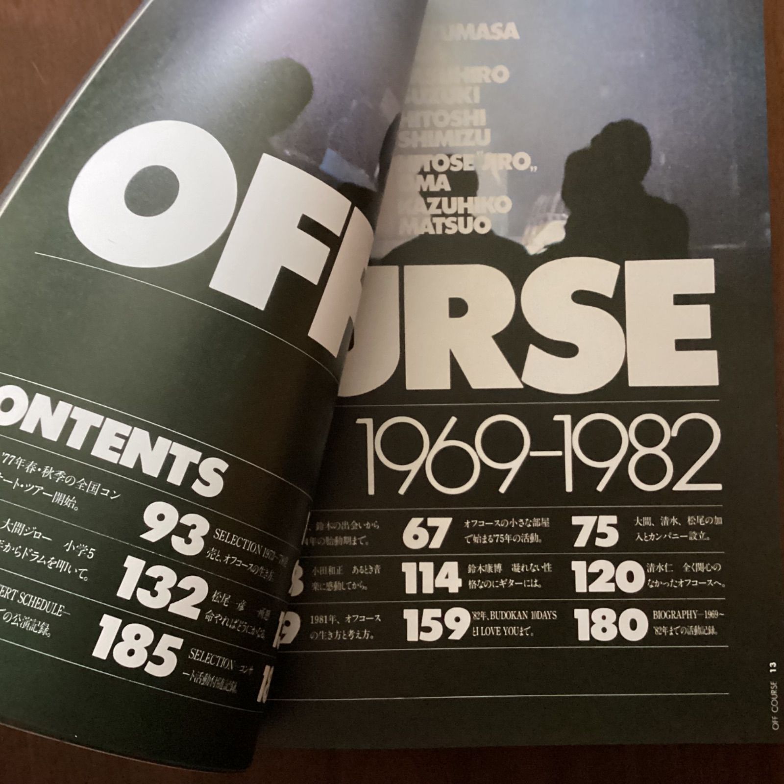 オフコースの関連本5冊セット 小田和正 武道館 フィルムコンサート