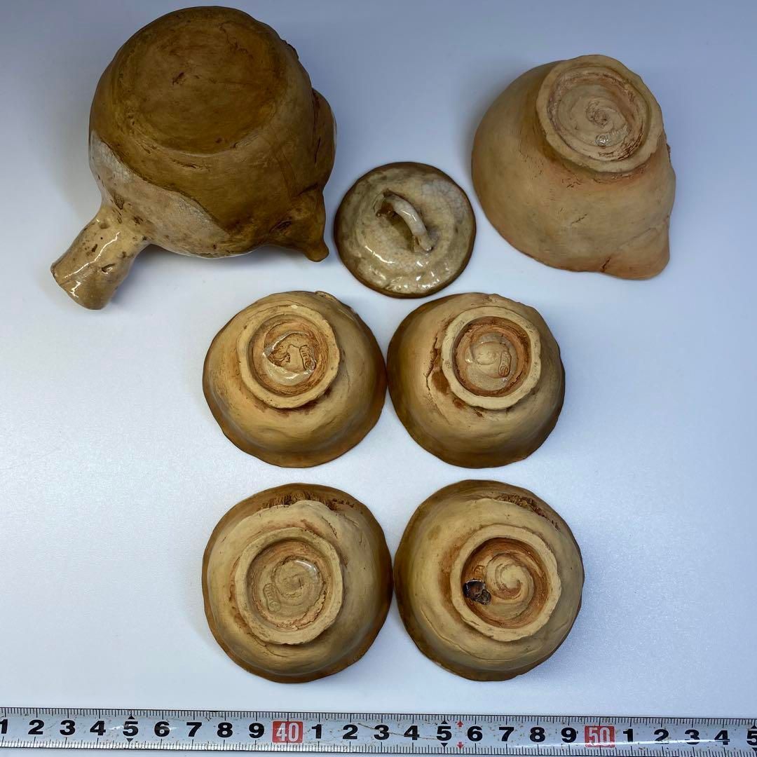 時代 二六焼 極上彫煎茶器セット 木箱付 東Y6-0813☆2Fチヒサコ - メルカリ