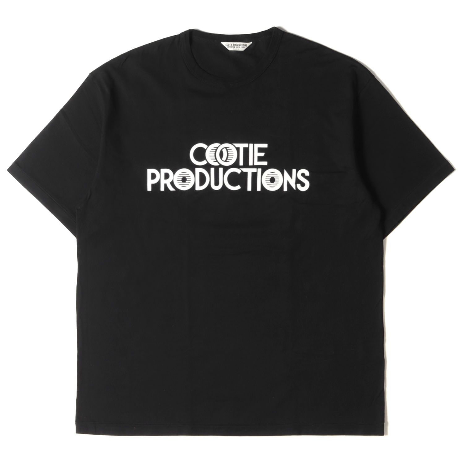 美品 COOTIE クーティー Tシャツ サイズ:XL 20SS ブランドロゴ リラックスフィット クルーネック Tシャツ Print S/S Tee  BLUR LOGO ブラック 黒 トップス カットソー 半袖 - メルカリ