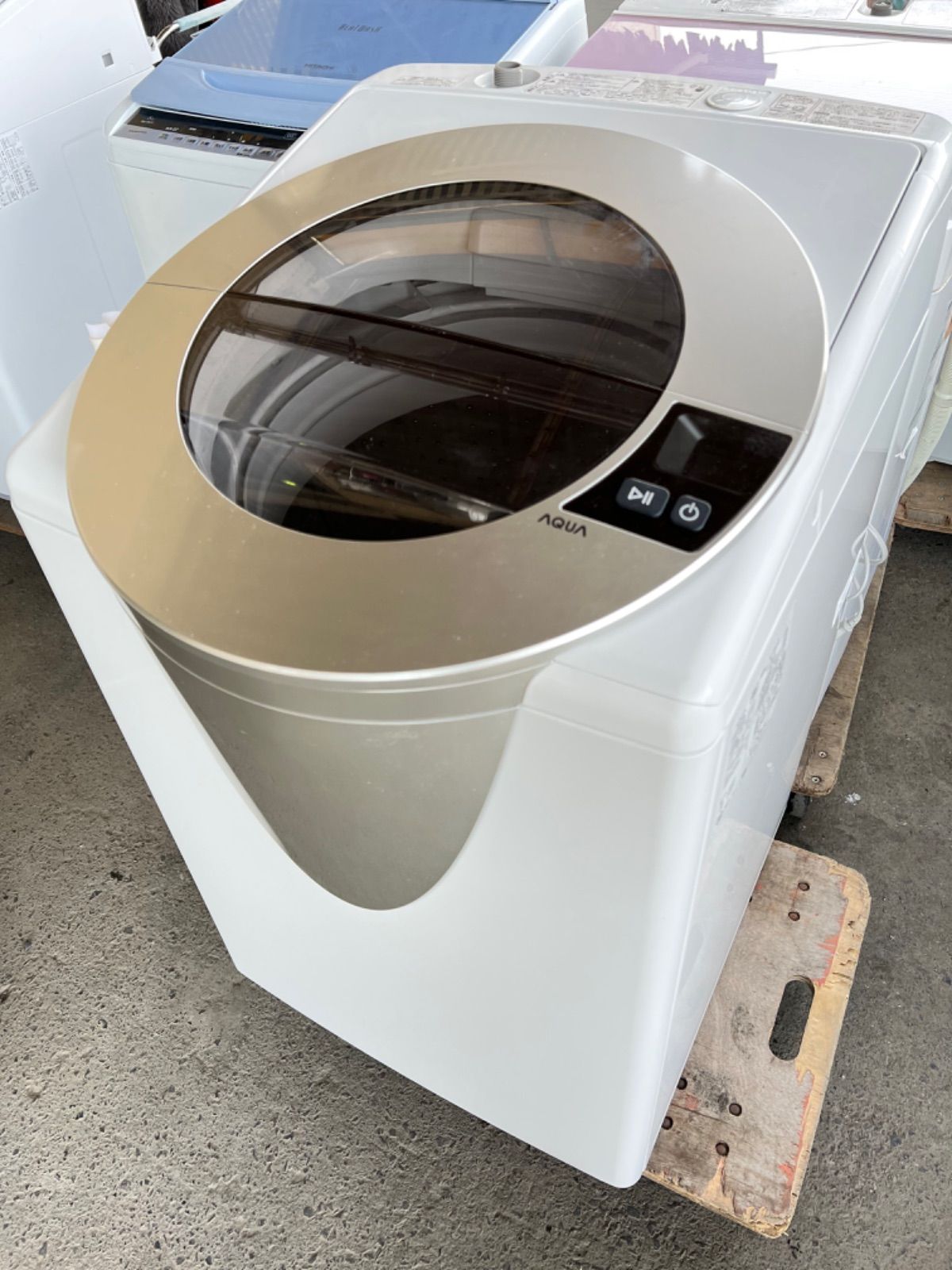 AQUA 8kg 全自動洗濯機 AQW-LV800E