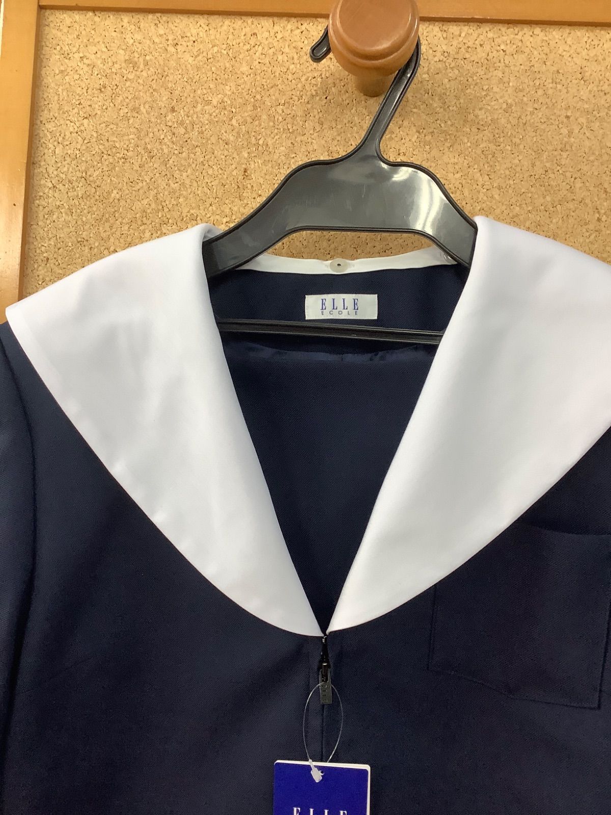 カンコー ELLEセーラー服 160B体 紺色 前ファスナー