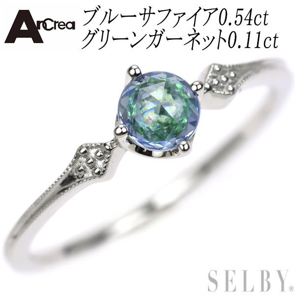 ローズカットサファイアガーネットリング