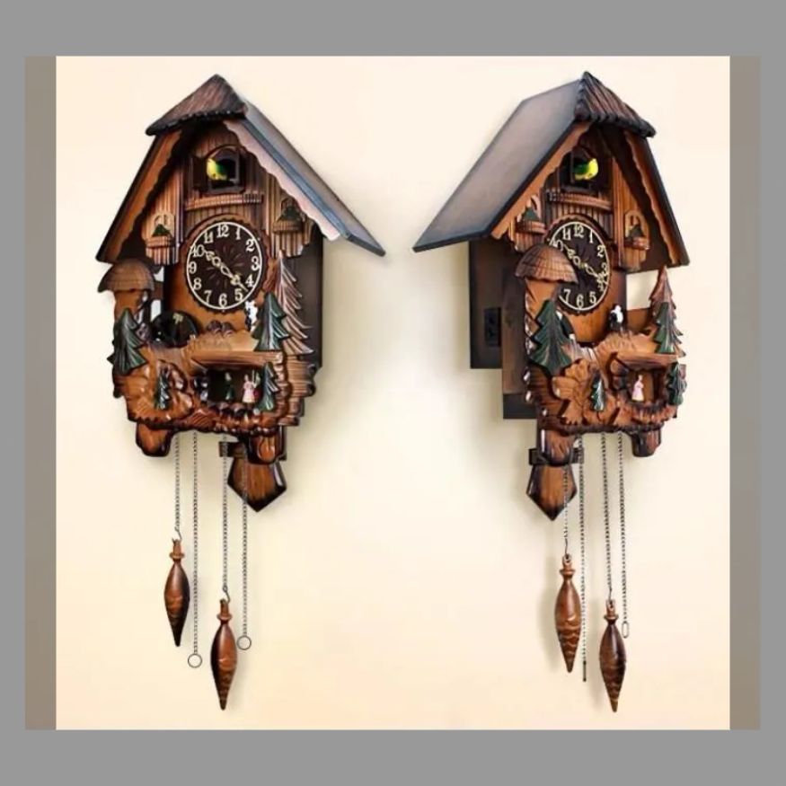 セイコー BIRDIE 鹿 トナカイ 鳩時計 壁掛け時計 振り子時計 クオーツ