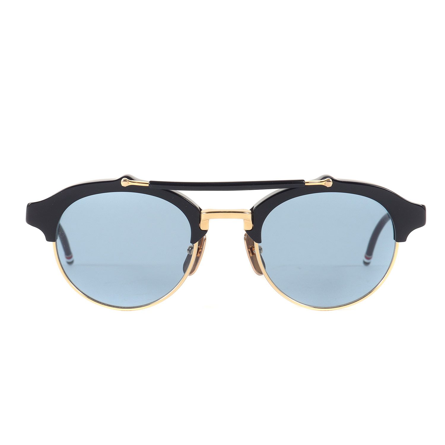 THOM BROWNE ダブルブリッジ サングラス TB-700-D-T THOM BROWNE ダブル ブリッジ ブロー サングラス (TB-700-D-T