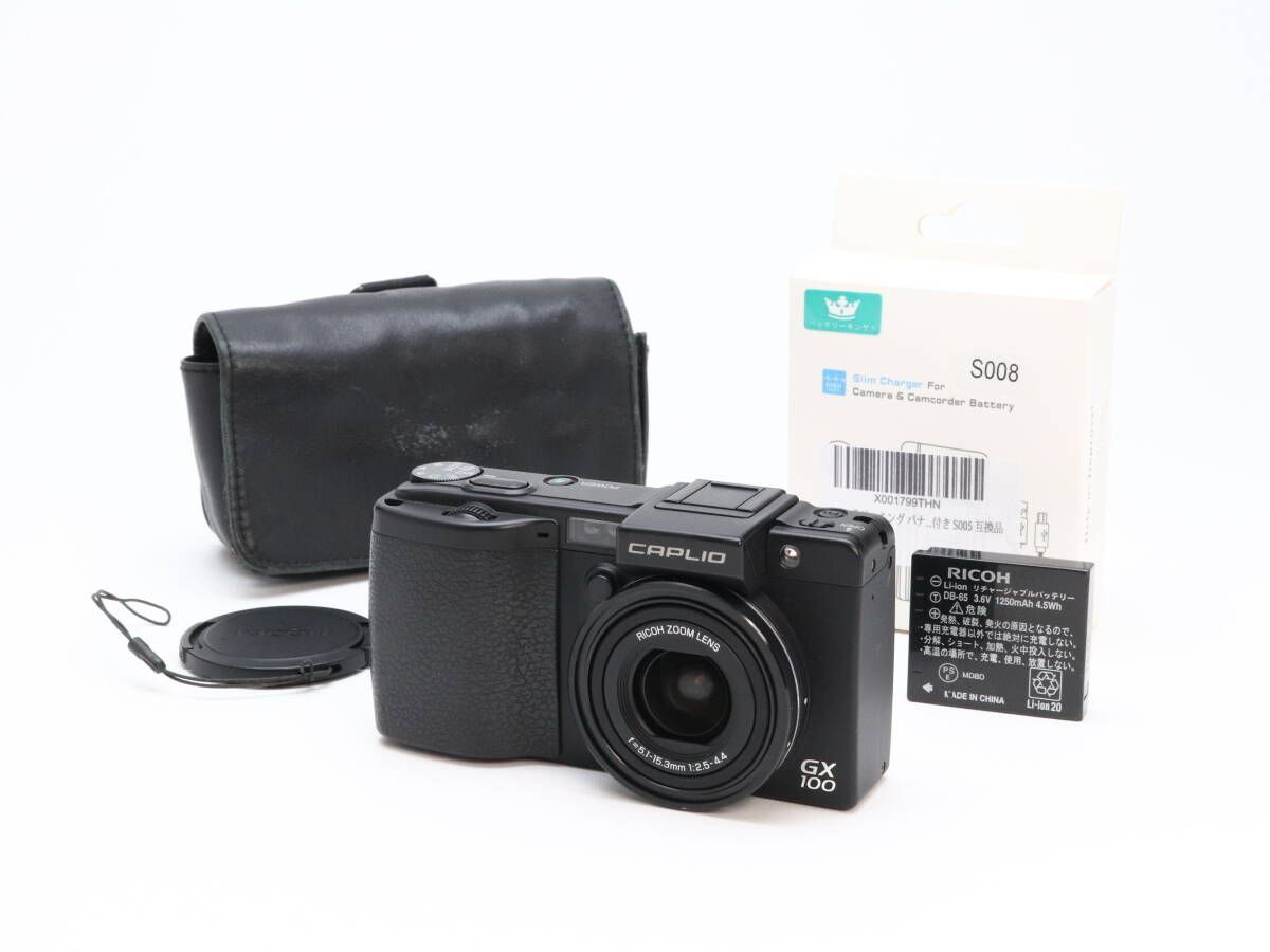 B 並品 RICOH リコー Caplio GX100 初期不良返品対応 44-109