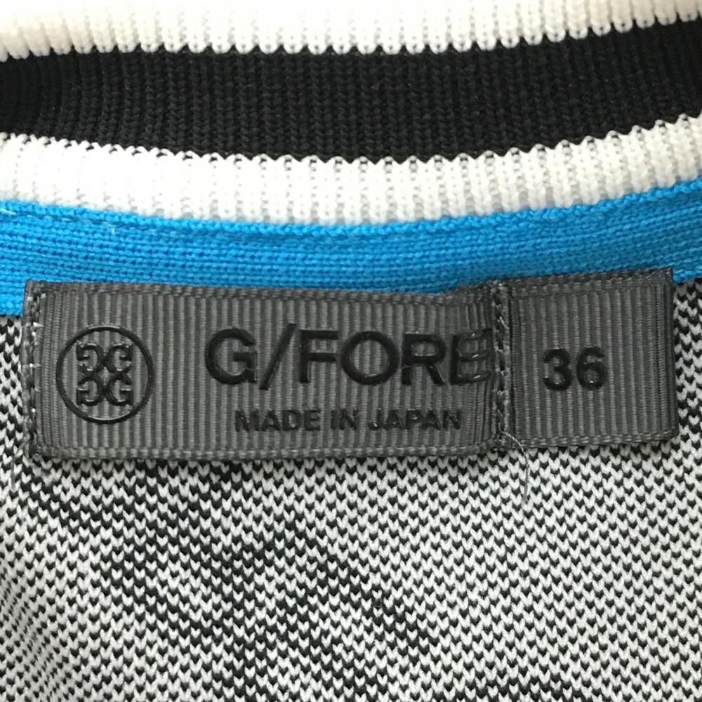 ジーフォア ニットベスト 白×黒 ロゴ総柄 レディース 36(S) ゴルフウェア G/FORE ジーフォア ニットベスト 白×黒 ロゴ総柄 レディース 36(S