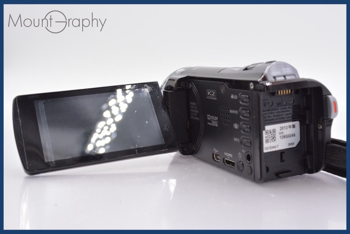 ☆極上美品☆ ケンウッド JVC GZ-E345-T 60x ☆完動☆同梱可