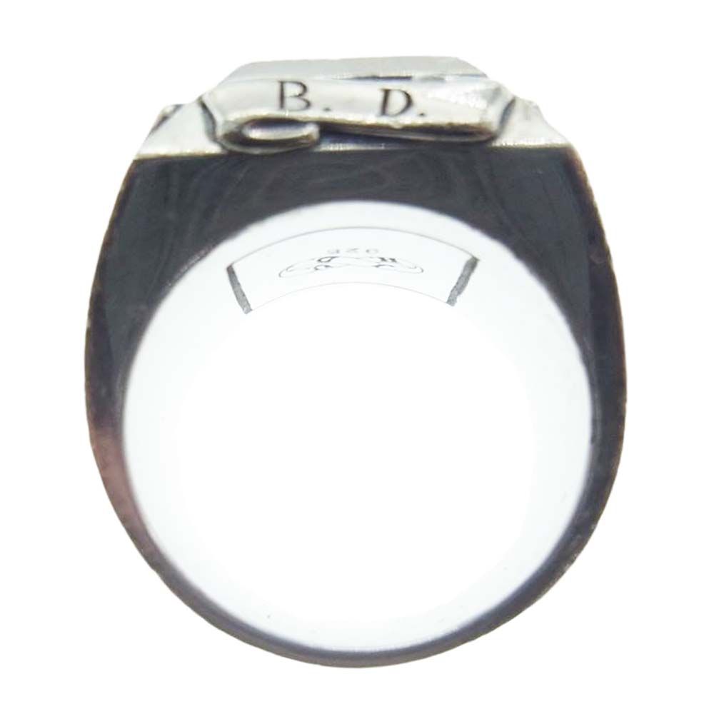 Justin Davis ジャスティンデイビス SRJ504 SEX RING 白蝶貝×オニキス