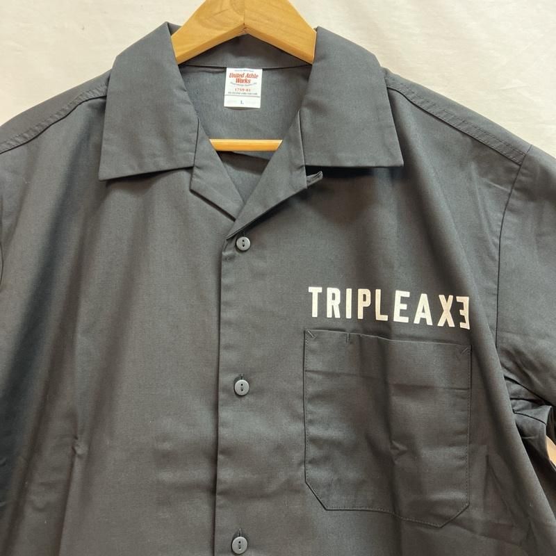 ☆【未使用】TRIPLE AXE オープンカラーシャツ　L☆ ☆【未使用】TRIPLE AXE オープンカラーシャツ L☆ - メルカリ