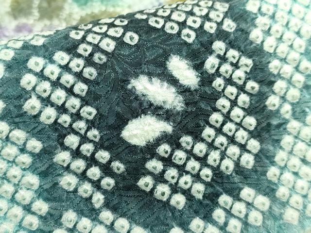 平和屋本店□極上 名門 藤娘きぬたや・総絞り 九寸開き名古屋帯 花蝶文