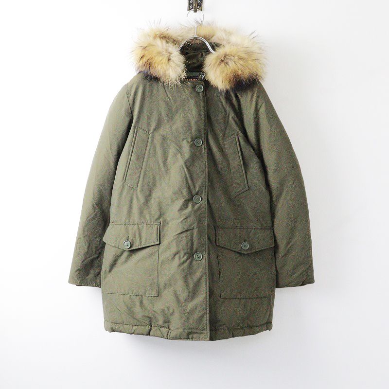 WOOLRICH ウールリッチ 1502250 ARCTIC PARKA RAMAR CLOTH アークティックダウンパーカー カーキ XXS レディース カナダ製 ウールリッチ アークティックパーカー ダウンジャケット