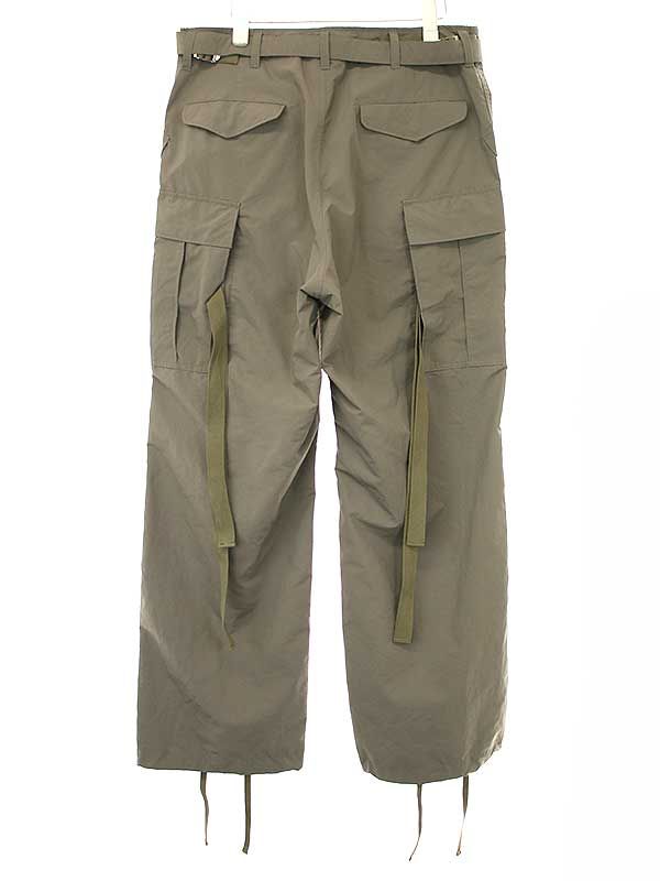 sacai サカイ 23AW Matte Taffeta Pants カーゴパンツ 23-03142M トープ 3 - メルカリ