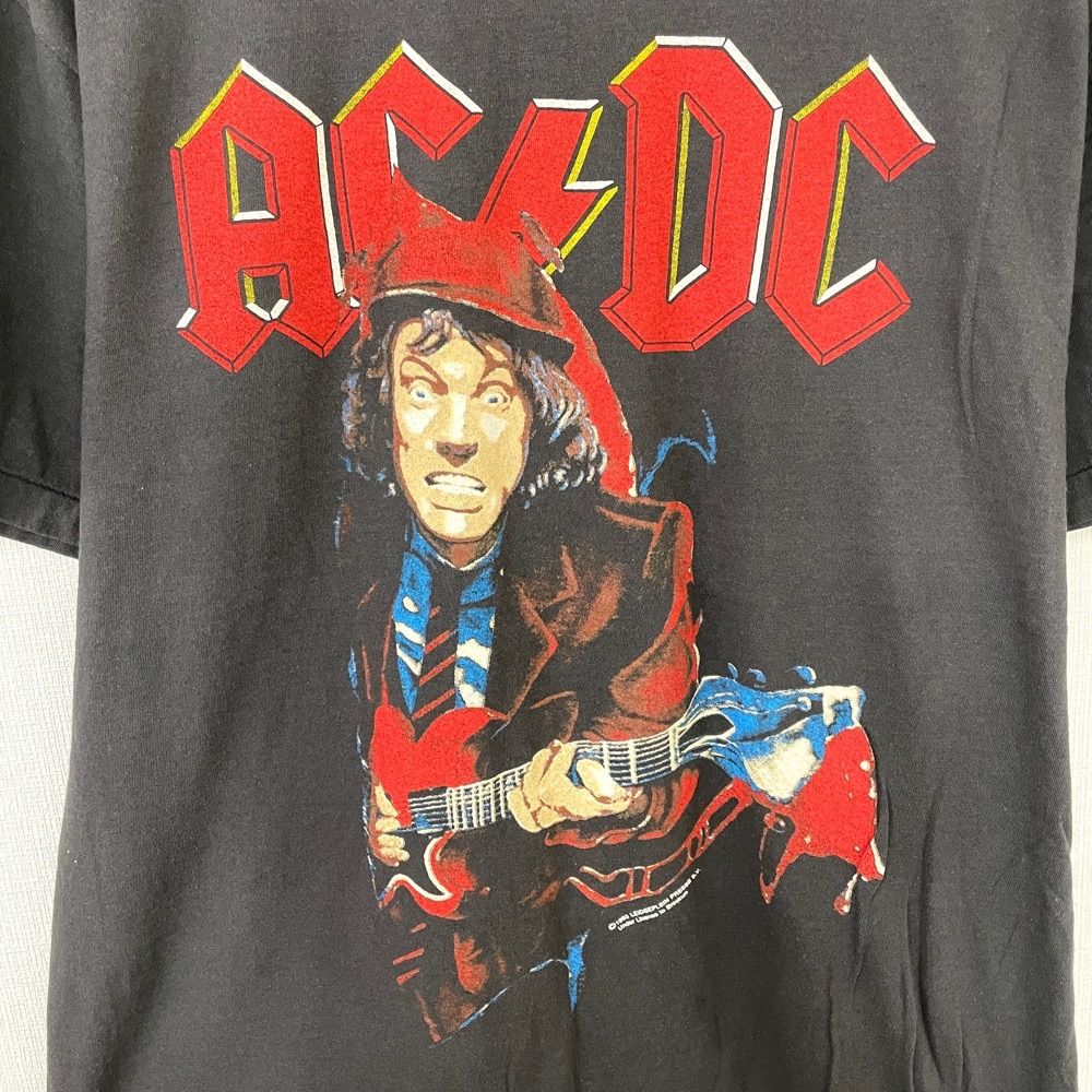 AC/DC 両面プリント Tシャツ 半袖 L ブラック ロックT バンドT - メルカリ