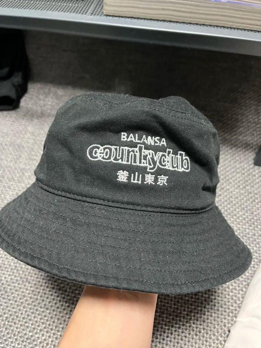 状態良し) SOUND SHOP BALANSA(サウンドショップバランサ) バケットハット ブラック