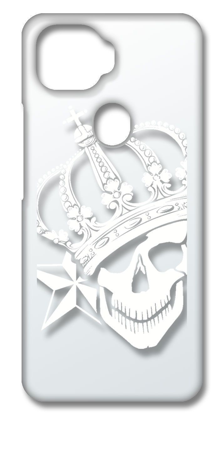 新品未使用】ZTE a1 ZTG01 クリア ハードケース ( スカル