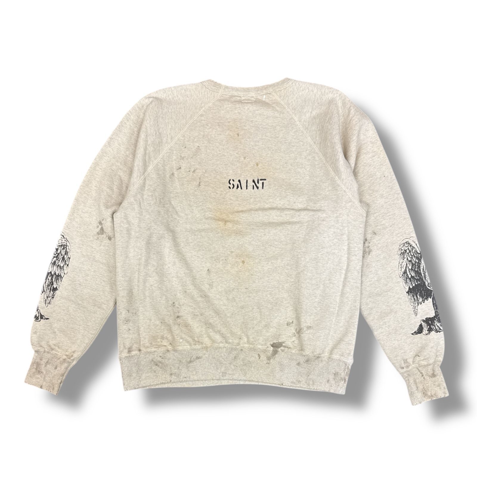 美品SAINT MICHAEL×村上隆 JESUS CREWNECK SWEAT Saint Michael Murakami Jesus Crewneck Sweatshirt – Justin Reed