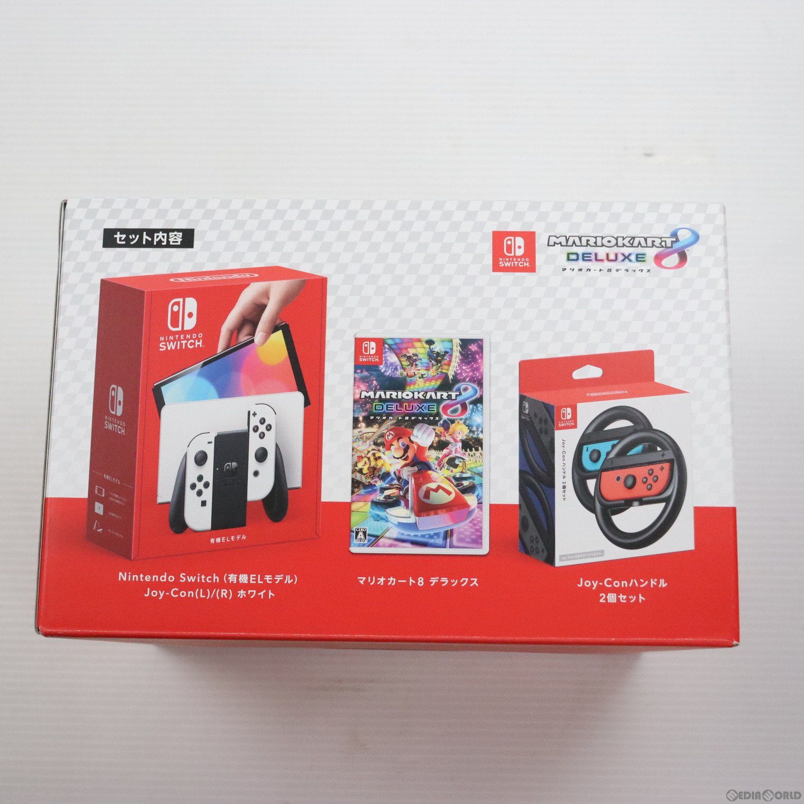 マリオカート8 デラックス + ハンドル2個セット Switch ◎値下 Switch