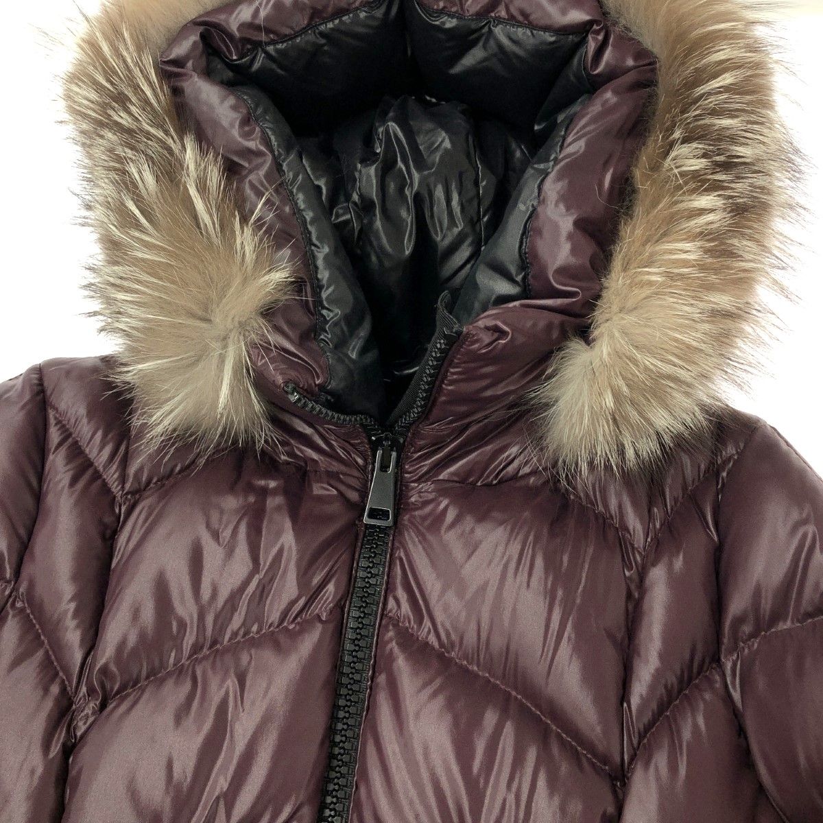良好 MONCLER モンクレール ALBIZIA フォックスファー ロング