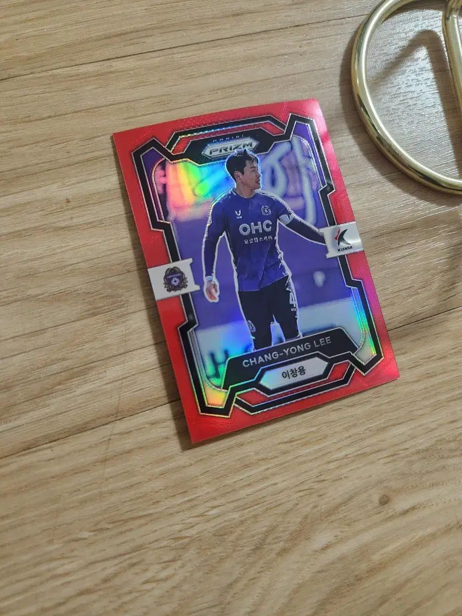  24 Panini パニーニ k リーグ プリズム 99 限定 レッド fc 安陽 イ・チャンヨン サッカーカード 記念グッズ