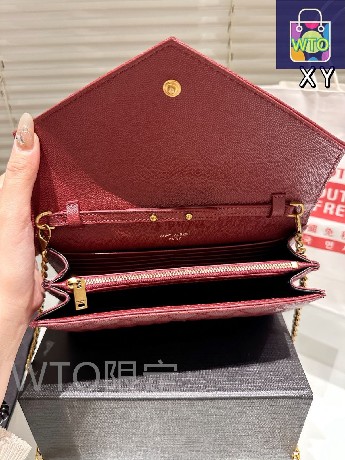Saint Laurent 8180251TV002035 関税送料込 Amazon | [サンローランパリ]カードケース フラグメントケース