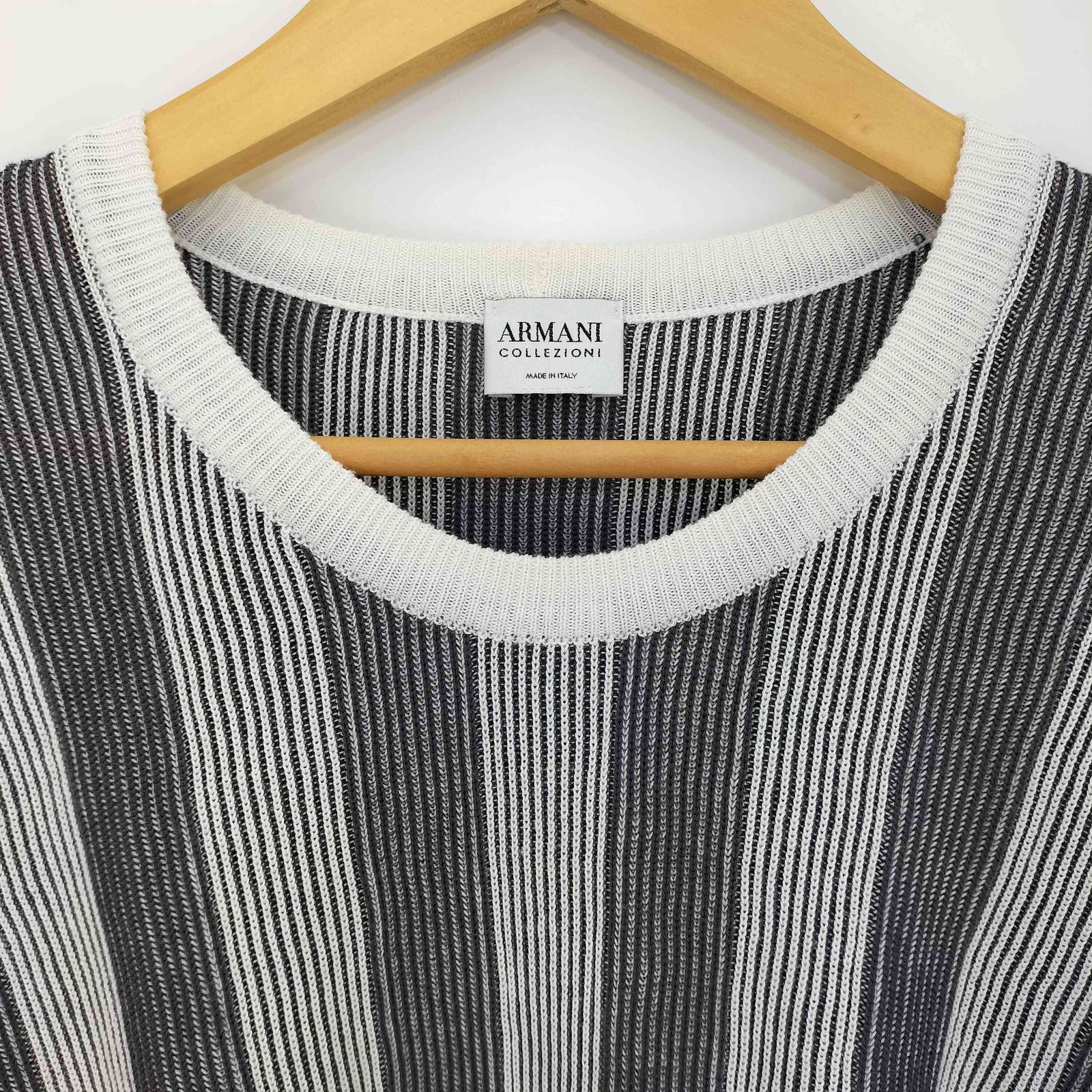 ARMANI COLLEZIONI ストライプニット 50