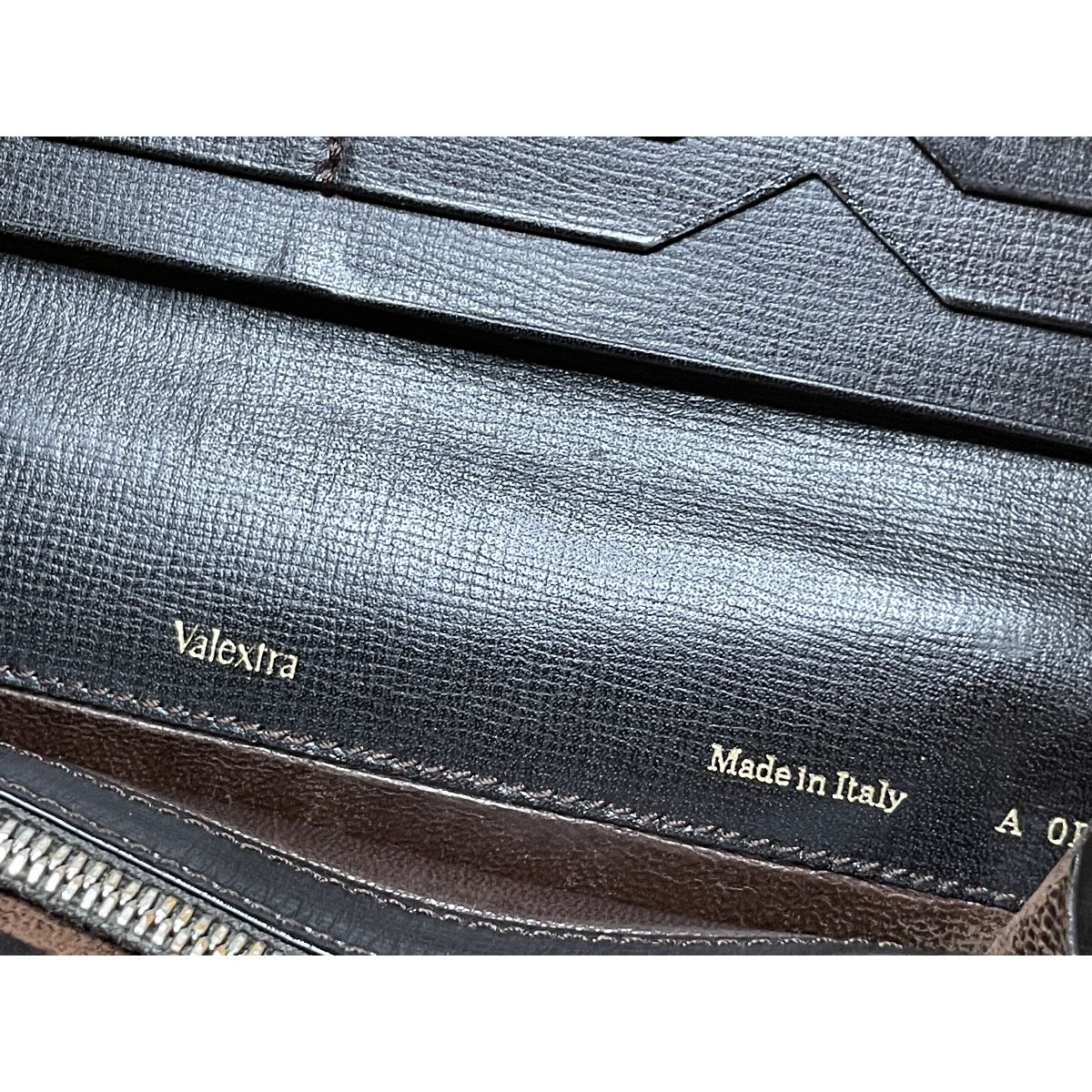 Valextra ヴァレクストラ 長財布 ヴァレクストラ Valextra 長財布 レザー ブラック 中古