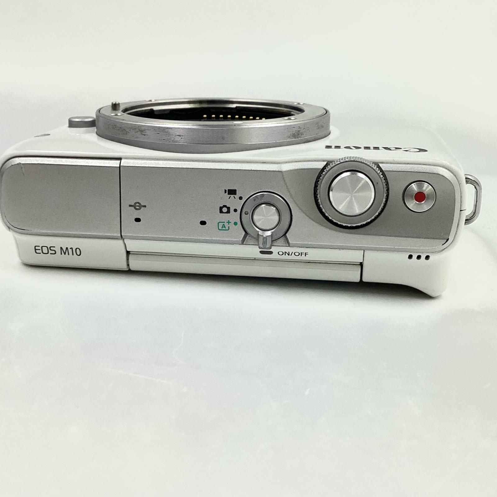 Canon デジタル一眼 EOS M10 ダブルズームキット ホワイト 動作 済 全額返金保証 最速発送 LAWEED_CL