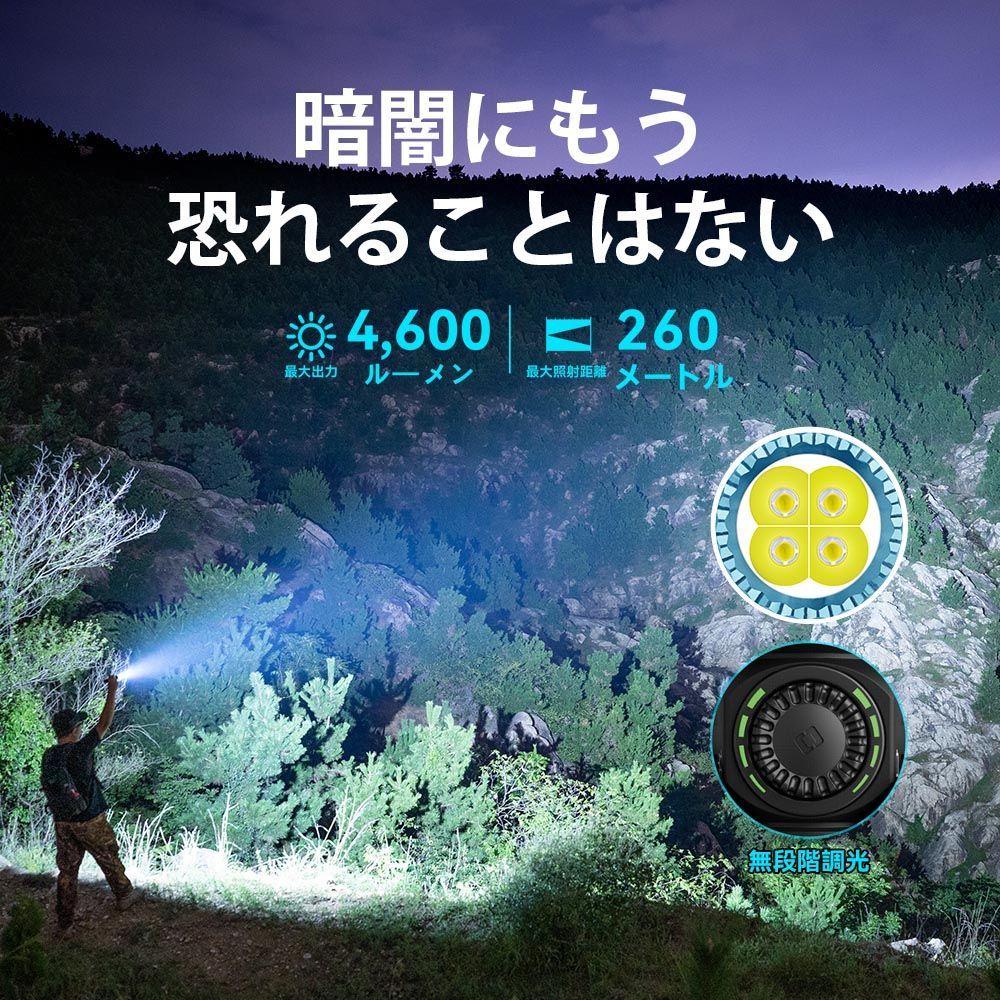 OLIGHT(オーライト) Seeker 4 Pro ledライト 懐中電灯