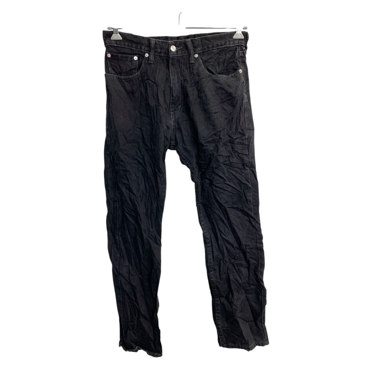 Levi's 505 デニムパンツ W32 リーバイス レギュラーフィット ブラック コットン 古着卸 アメリカ仕入 2502-678