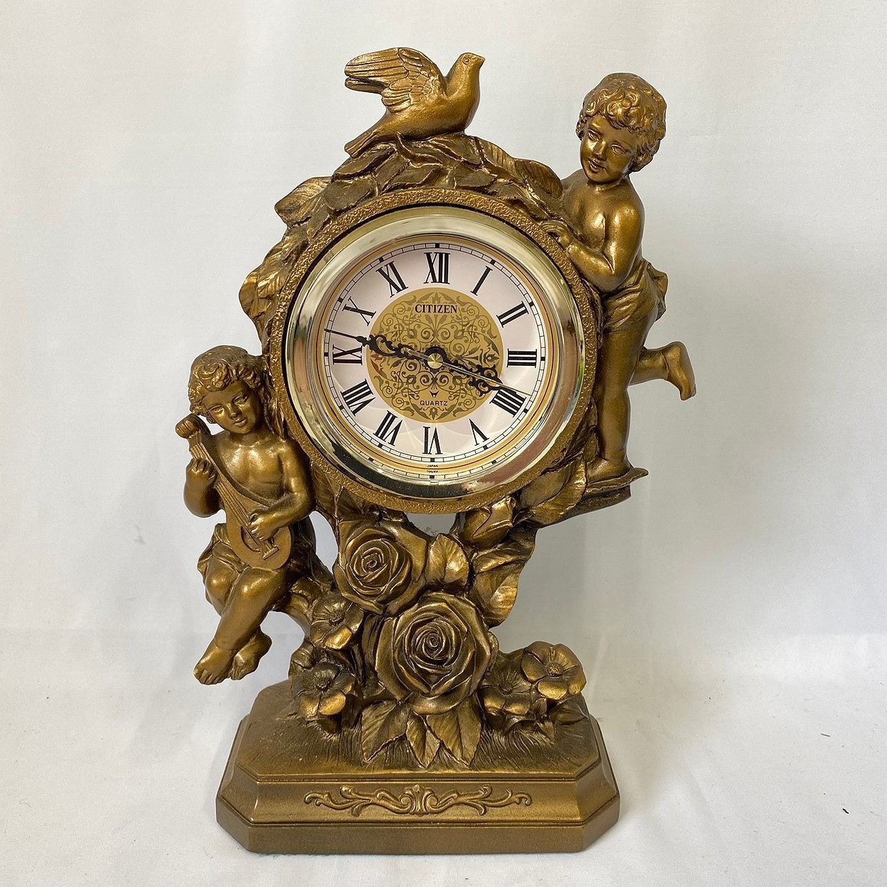 CITIZEN シチズン クォーツ式 ホールクロック 柱時計 大型 美品