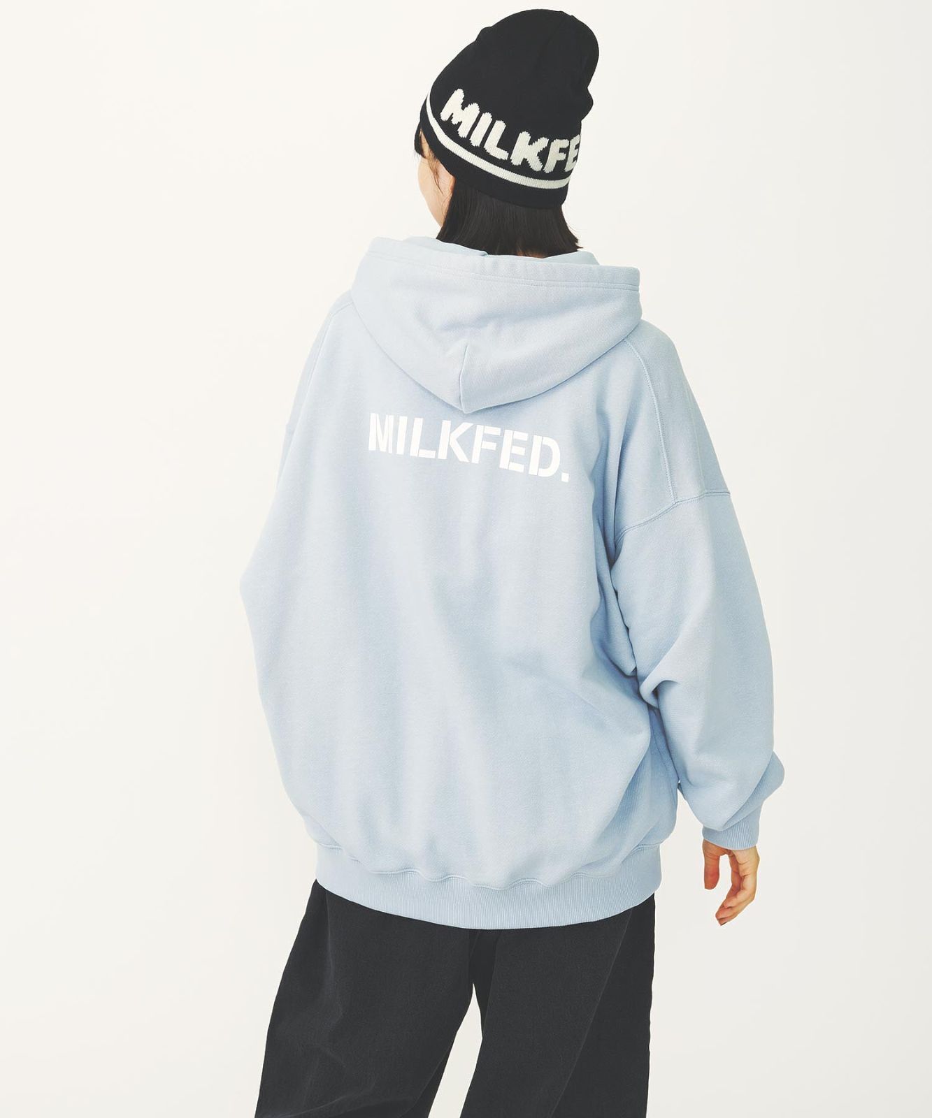 MILKFED. パーカー ジップアップパーカー ミルクフェド MILKFED