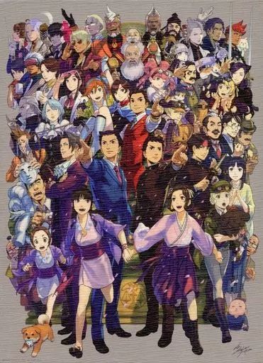逆転裁判シリーズ キャンバスアート セット 中古】雑貨 集合 キャンバスアート 「逆転裁判」 逆転裁判