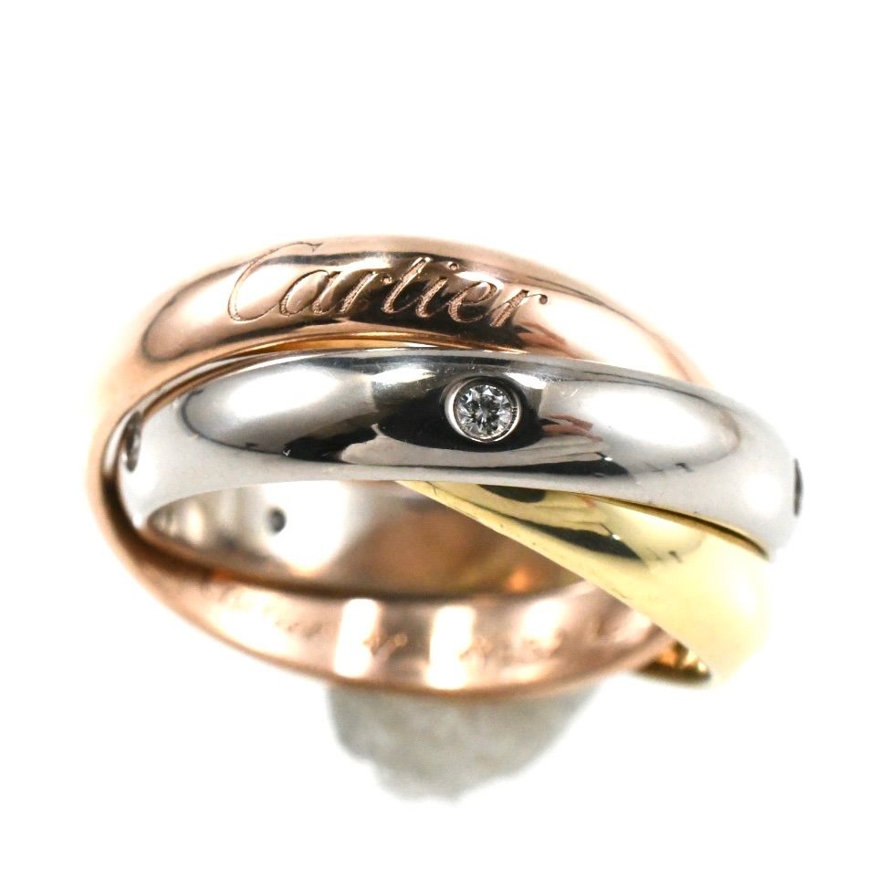 カルティエ ダイヤモンド 5P トリニティ リング MM クラシック