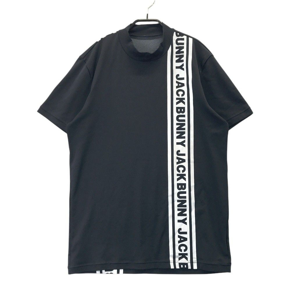 Jack Bunny!! ゴルフシャツ サイズ5 黒 ゴルフ ウェア ジャックバニー