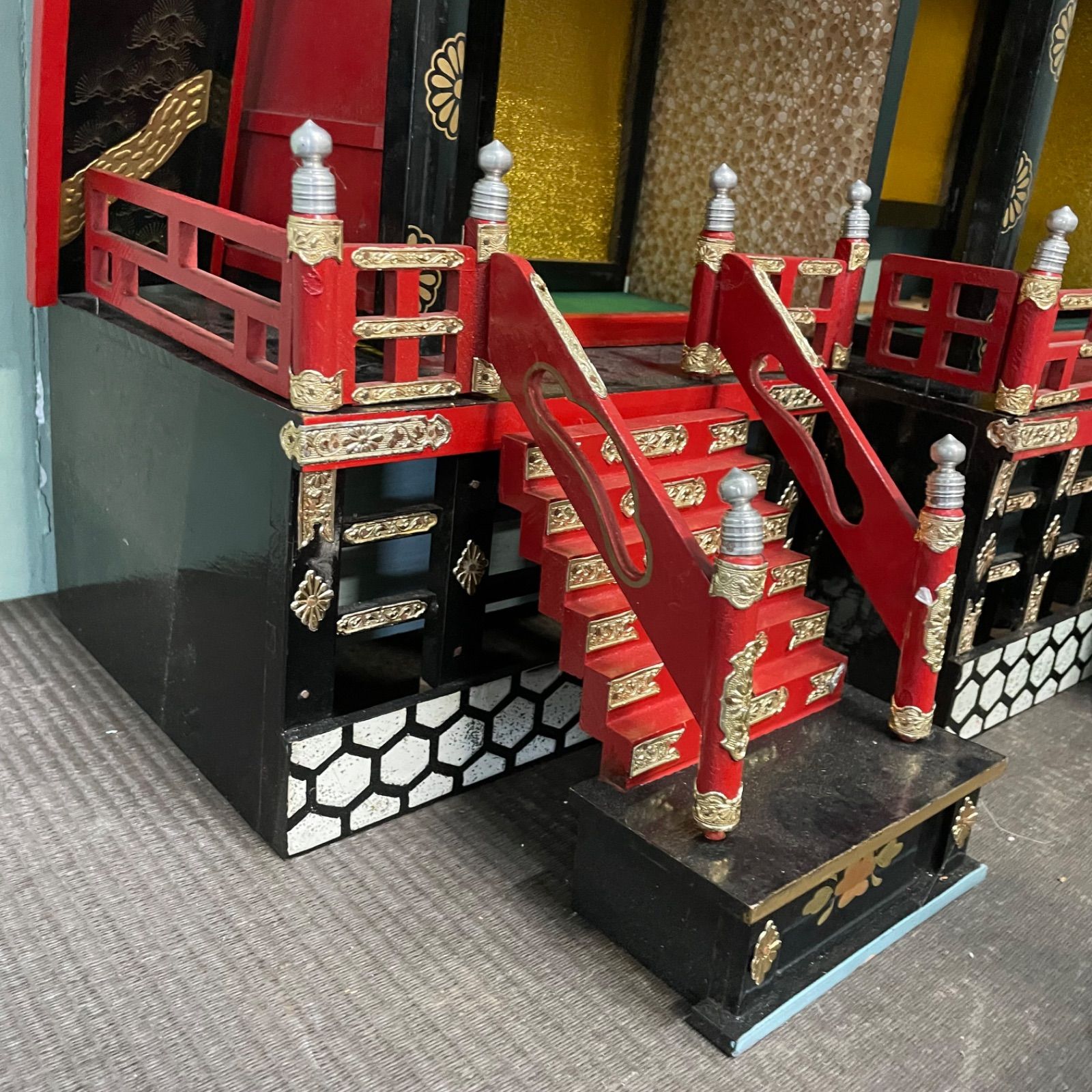 アンティーク雛御殿 雛道具セット 雛道具 化粧道具 - 生活骨董と古布の