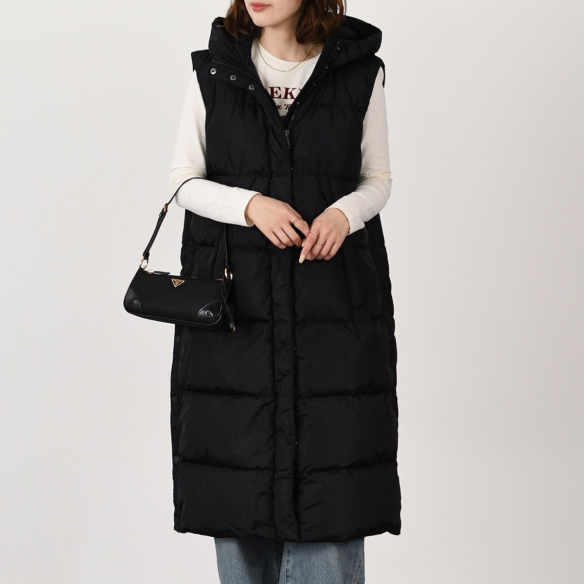 Weekend Max Mara ウィークエンド マックスマーラ ロングベスト ダウン 