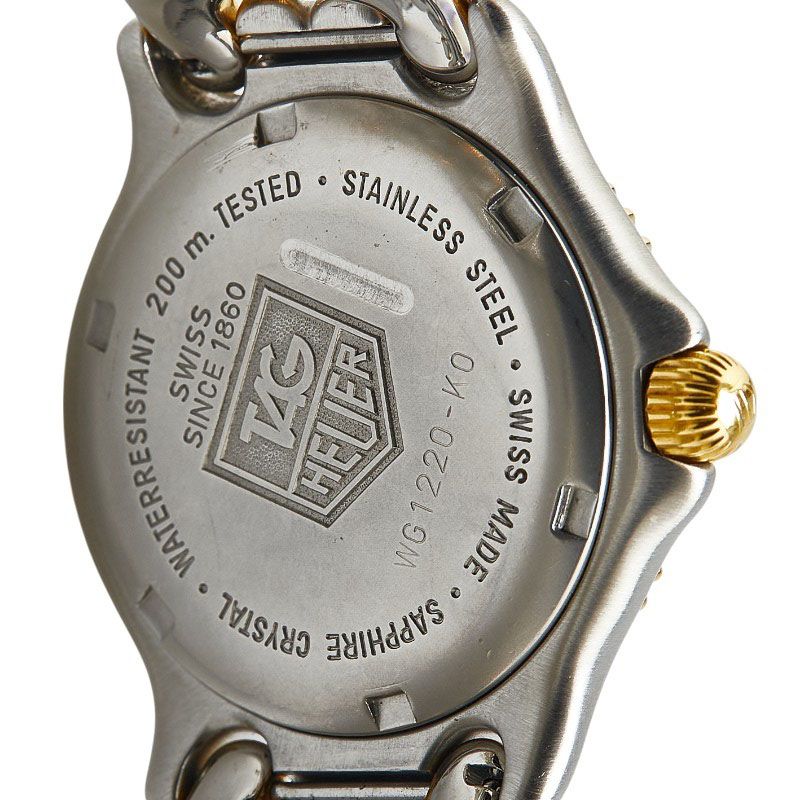 タグホイヤー セル WG1220-K0 シルバー ゴールド ステンレス