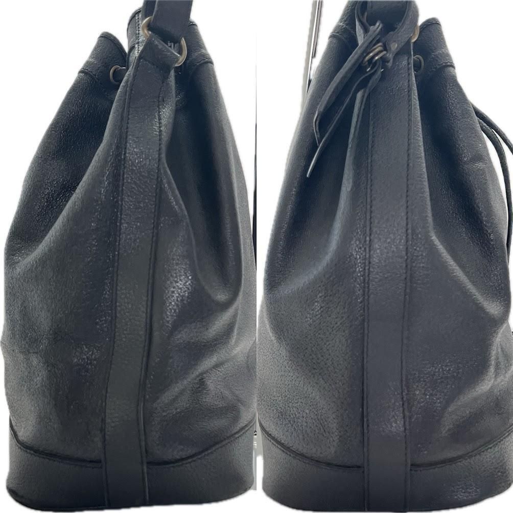 本革レザー☆【Ralph Lauren】巾着型ショルダーバッグ♪ LAUREN RALPH LAUREN ローレンラルフローレン 巾着 ショルダー