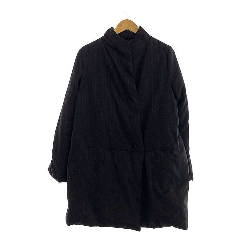 【美品】セオリーリュクス　ノーカラーダウン　ジャケット　コート セオリーリュクスtheoryluxeノーカラーダウンコート