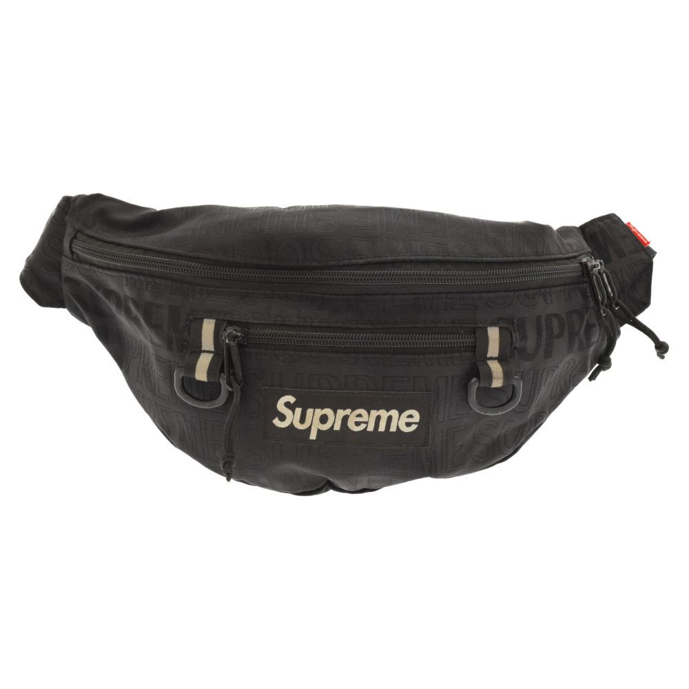 【新品未使用】supreme 19ss ウエストバッグ waist bag 黒