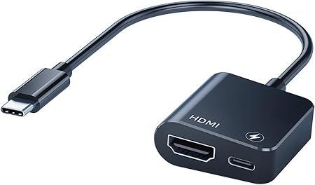 【在庫処分】USB Type-C HDMI変換アダプタ [4K@60Hz 映像出力]タイプ C HDMI 変換アダプタ +タイプC 100W PD 充電ポート UHD 解像度 遅延なし携帯画面をテレビに映す 対応 Thunder-bolt 4/ i/P