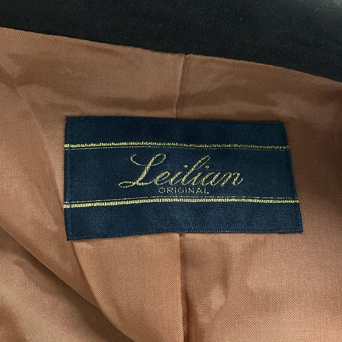 Leilian 美品/レリアン ノーカラージャケット 表記 9号 M 相当
