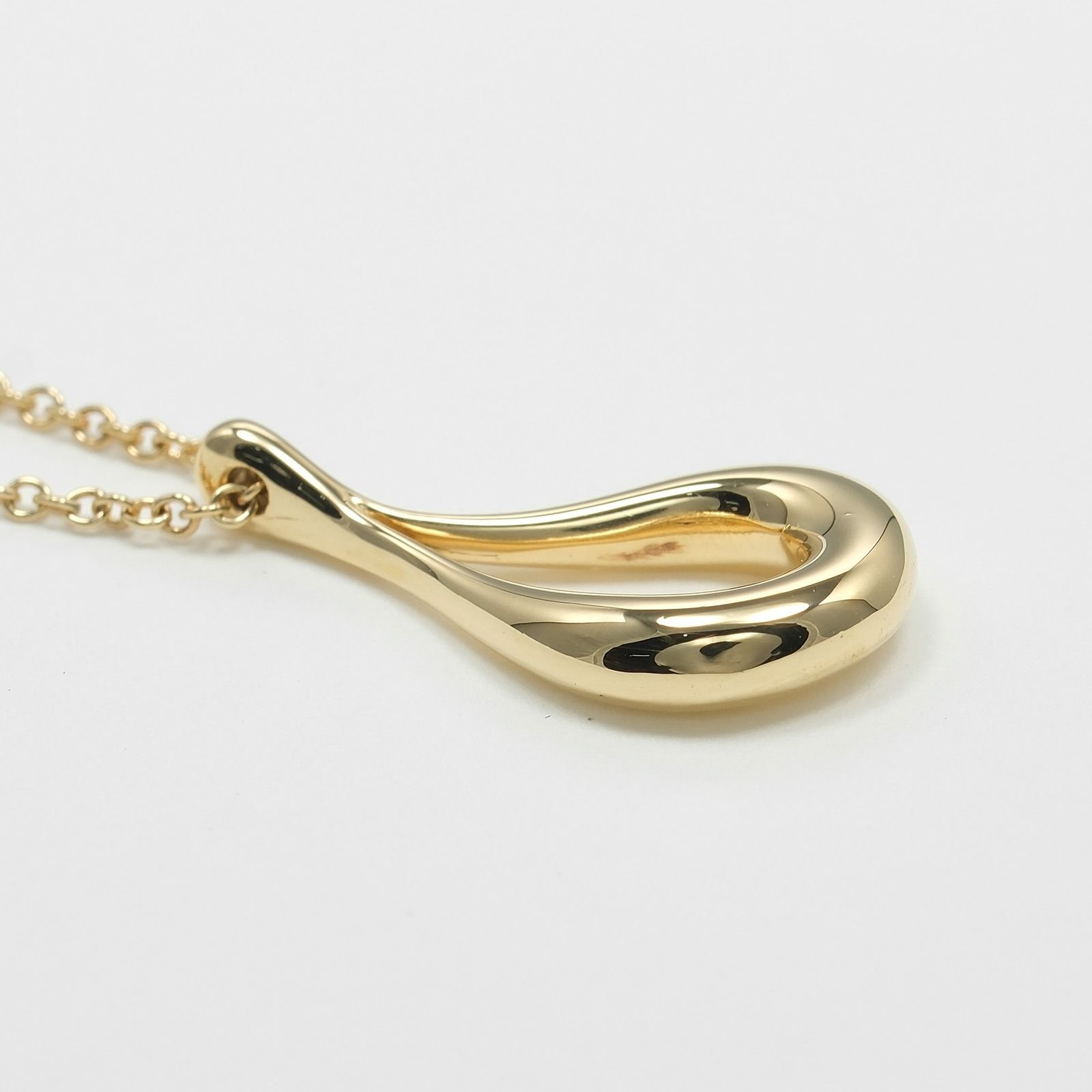 TIFFANY&Co.】ティファニー オープンティアドロップ K18イエロー